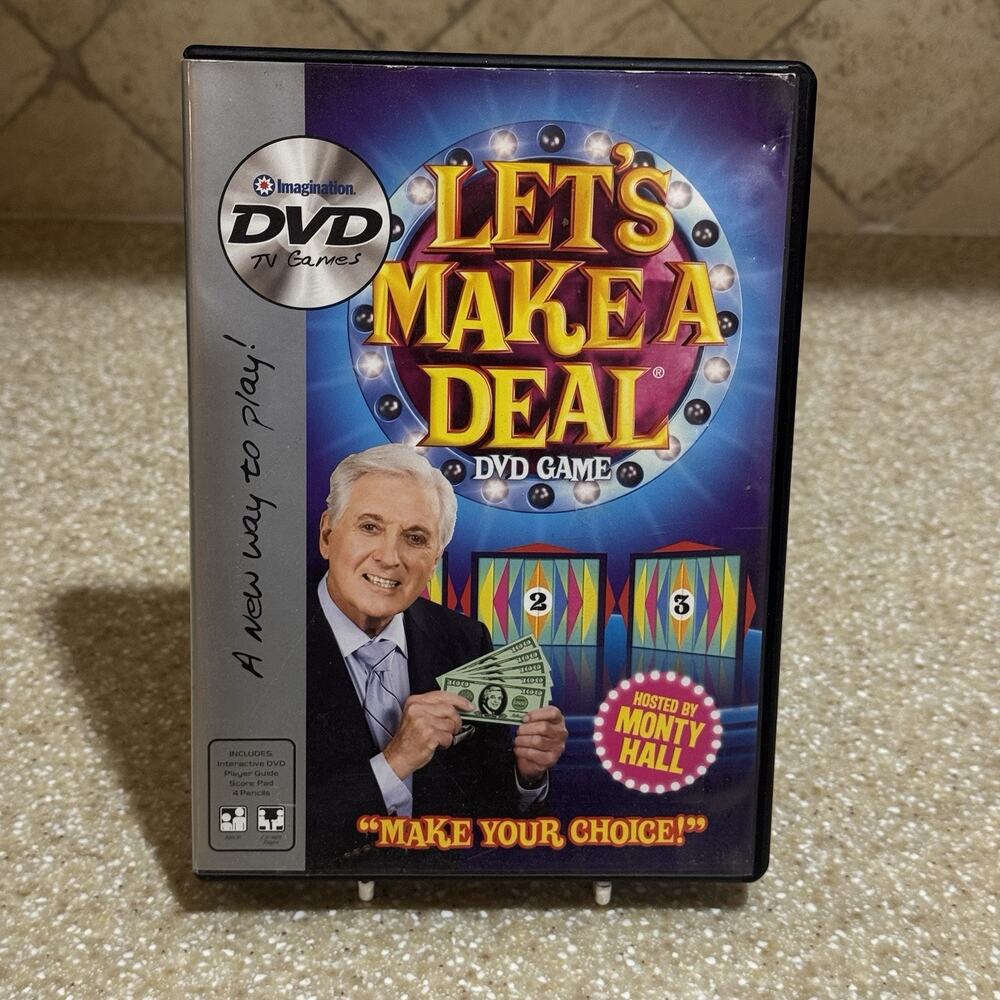 Let's Make a Deal 2006 DVD TV Retro Party Game Show TESTED Guide Score Pad Works
